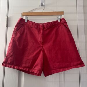 Women's Red Shorts